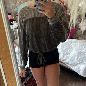 Hollister Sweater with Cut Out back